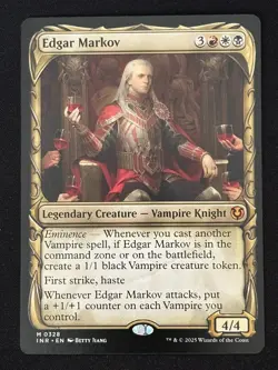 1x MTG Edgar Markov (Showcase) - Innistrad Remastered (INR) #328 - Magic - Image 1