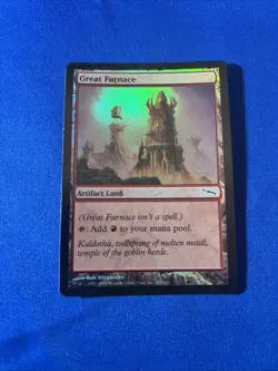 FOIL GREAT FURNACE LP Mirrodin Original mtg Magic fast shipping - Image 1