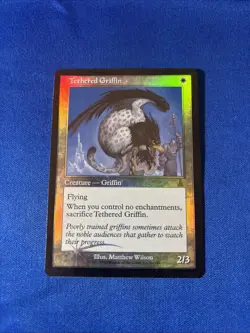 FOIL TETHERED GRIFFIN LP Urza’s Destiny mtg Magic fast shipping - Image 1