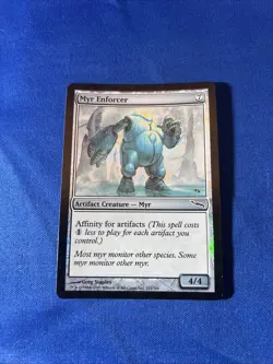FOIL MYR ENFORCER LP Mirrodin Original mtg Magic fast shipping - Image 1