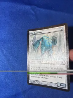 FOIL MYR ENFORCER LP Mirrodin Original mtg Magic fast shipping - Image 3