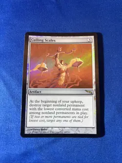 FOIL CULLING SCALES LP+ Mirrodin mtg Magic fast shipping - Image 1