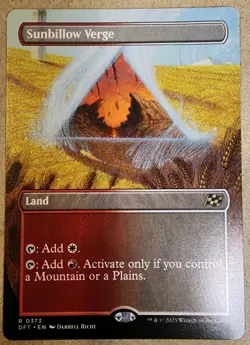 Sunbillow Verge - #373 Regular (Borderless) - Aetherdrift - Mtg - Image 1