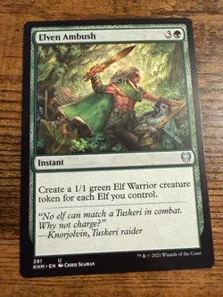 MTG Magic The Gathering Elven Ambush - Image 1