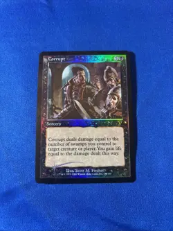 FOIL CORRUPT LP+ 7th Seventh Edition mtg Magic fast shipping - Image 1