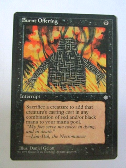 MTG Burnt Offering Ice Age Light Play!! - Image 1