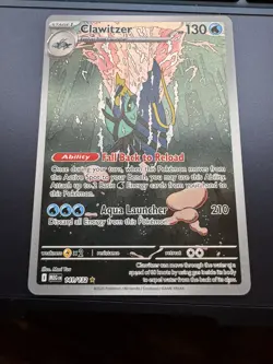 Pokemon TCG ‘Clawitzer 141/132’ IR - Mega Evolution - English - Image 1