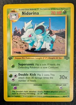 Nidorina - 1st Edition - 40/64 Jungle - NM - Pokemon TCG - Image 3