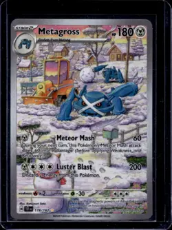 2024 Pokemon Temporal Forces Metagross #178/162 - Image 1