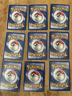 Pokemon WOTC Base Set Lot 9 Cards – Squirtle Vulpix Onix Starmie + More - Image 2