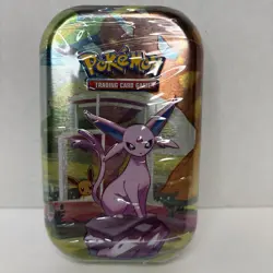 Pokemon TCG Prismatic Evolutions - Espeon Mini Tin - SEALED - Image 1