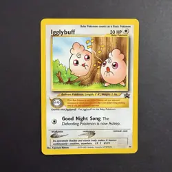 NM Pokemon TCG Igglybuff 36 (WoTC Black Star Promo / 2001) - Image 1