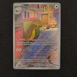 Pokemon TCG Gumshoos 153/132 Me01: Mega Evolution Holo Rare 100HP 50 Attack - Image 1