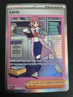Lacey 175/131 SV: Prismatic Evolutions SIR Holo Pokemon TCG - Image 1