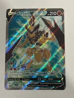 Kleavor V Full Art SWSH248 Promo Sword & Shield Promo Cards Pokemon - NM - Image 1