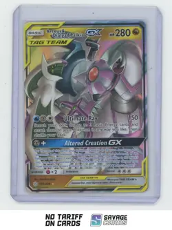 2019 Pokemon Sun & Moon Cosmic Eclipse Tag Team Arceus & Dialga & Palkia GX - Image 1