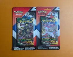 Pokemon TCG: Evolving Skies, Chilling Reign 2-Pack Blister & Pin Latios & Latias - Image 1