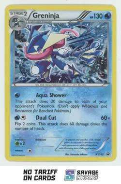 2016 Pokemon XY Black Star Promo Evolutions Holo Greninja #XY162 - Image 1