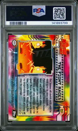 1999 TOPPS POKEMON THE MOVIE EDITION THE FIGHT RAGES #35 MOVIE EDITION PSA 9 - Image 2
