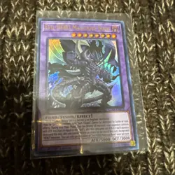 Yu-Gi-Oh! Evil HERO Malicious Bane LDS3-EN033 Fusion Holo Dark 1st Edition Gold - Image 1