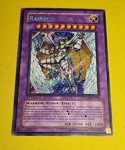Yugioh! LP Rainbow Neos - PTDN-EN044 - Secret Rare - 1st Edition Lightly Played, - Image 1
