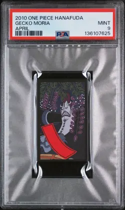 2010 ONE PIECE HANAFUDA APRIL GECKO MORIA PSA 9 - Image 1
