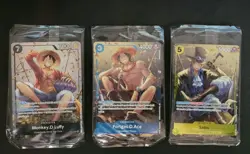 One Piece Mini Tin Promos vol 2 - Set Of 3 OP-13 ENGLISH Luffy, Sabo, Ace - Image 1