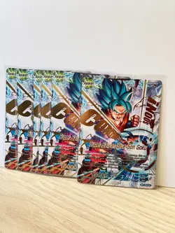 Dragon Ball Super Card Game Super Saiyan Blue Son Goku Coming Soon BT1-030 NM - Image 1