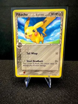 Pikachu 79/110 EX Holon Phantoms Delta Species Non Holo Pokemon TCG Card LP - Image 1