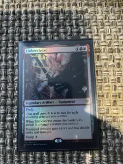 MTG English Embercleave Foil Promo Card Throne of Eldraine - Image 1