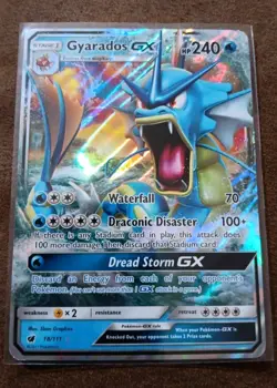 Gyarados GX 18/111 Ultra Rare Pokemon Card Crimson Invasion 2017 LP/NM - Image 1