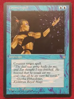 Magic The Gathering ICE AGE COUNTERSPELL blue card MTG - Image 1