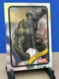 Hulk - 128 Base Card - 2025 Topps Chrome - Marvel - Image 1