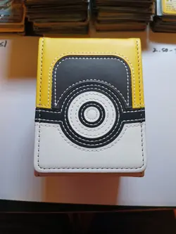 Pokeball Alcove Ultra Pro flip box card box case for MTG Pokemon Masterball - Image 1