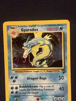 Pokemon Gyarados Base Set 2 Holo Light Play Vintage! WOTC Card - Image 2