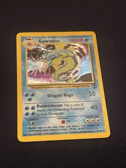 Pokemon Gyarados Base Set 2 Holo Light Play Vintage! WOTC Card - Image 3