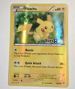 Pikachu - 26/83 (Toys R Us) Promo Miscellaneous Cards & Products 026/083 - Image 1