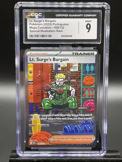Lt. Surge's Bargain/Slab Error #185. English card, not Portuguese. - Image 1