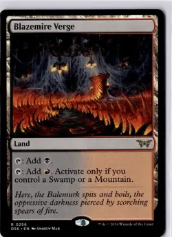 Blazemire Verge Duskmourn: House of Horror Regular NM R 0256 - Image 1