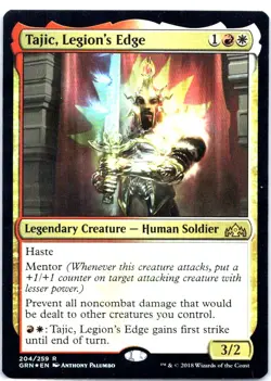 #204 Tajic, Legion's Edge MTG Guilds of Ravnica Rare FOIL - Image 1