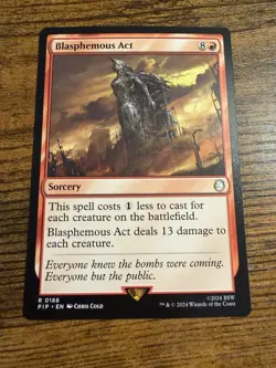 MTG Magic The Gathering Blasphemous Act - Image 1