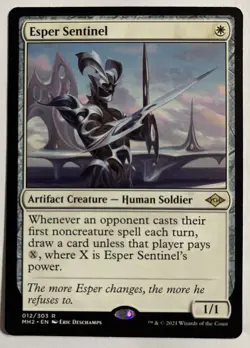 1x Esper Sentinel Regular NM 012 Modern Horizons MH2 MTG Magic the Gathering - Image 1