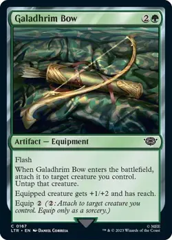 Galadhrim Bow (Foil) 167 MTG NM - ltr - Image 1