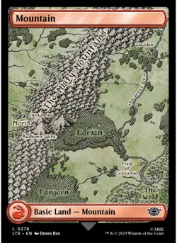 Mountain (0278) (Foil) MTG NM - ltr - Image 1