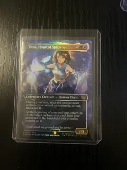 Yuna, Hope of Spira (Borderless) (Chocobo Track Foil) Final Fantasy Foil - Image 1