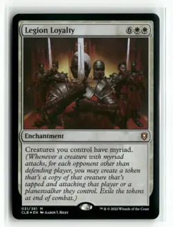 Legion Loyalty 031 Foil Battle for Baldur's Gate CLB MTG Magic - Image 1