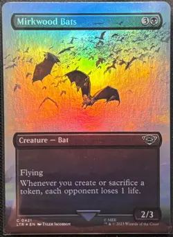 MTG The Lord of the Rings Mirkwood Bats Borderless Foil (Common) - Image 1