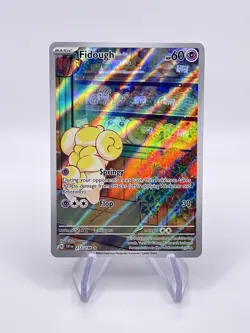 Pokemon TCG Fidough Scarlet & Violet Base Set Holo Illustration Rare 213/198 - Image 1