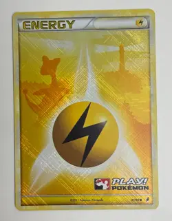 2011 POKEMON CALL OF LEGENDS AMPHAROS LIGHTNING ENERGY 91/95 PLAY! HOLO NM A - Image 3