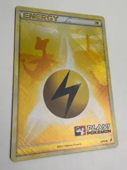 2011 POKEMON CALL OF LEGENDS AMPHAROS LIGHTNING ENERGY 91/95 PLAY! HOLO NM A - Image 4